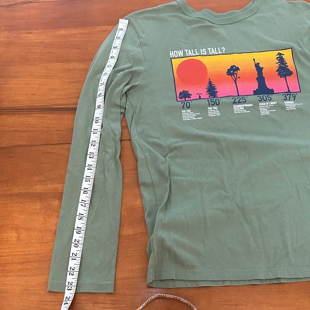 Gap Organic Cotton Long Sleeve Graphic Tee Boys Size XXL